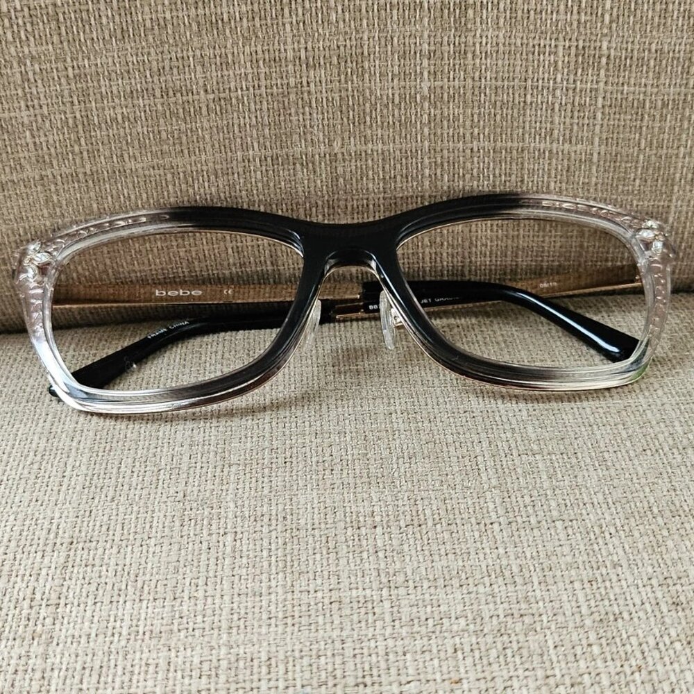 bebe Women Eyeglasses/Sunglasses Frame BB7214 Jet GRADIENT 55[]18 140 Glasses - Picture 3 of 12